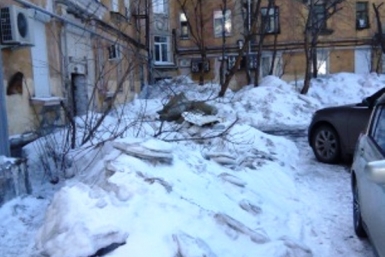 Комсомольск, дворы на ул. Димитрова, центр города ИА AmurMedia
